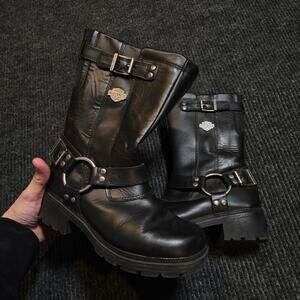 Harley Davidson womans Harness boots. size 5.5